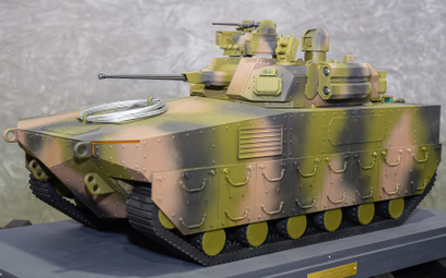 Firma Point Blank Enterprises przedstawiła model swojego bojowego wozu piechoty Liberty, oferowanego