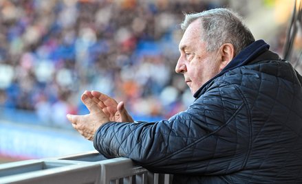 Właściciel i prezes Klubu Żużlowego Orzeł Łódź Witold Skrzydlewski na Moto Arenie podczas Indywidual