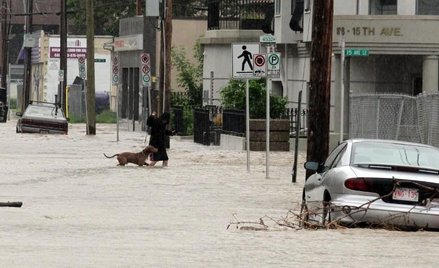 Ewakuacja w centrum Calgary