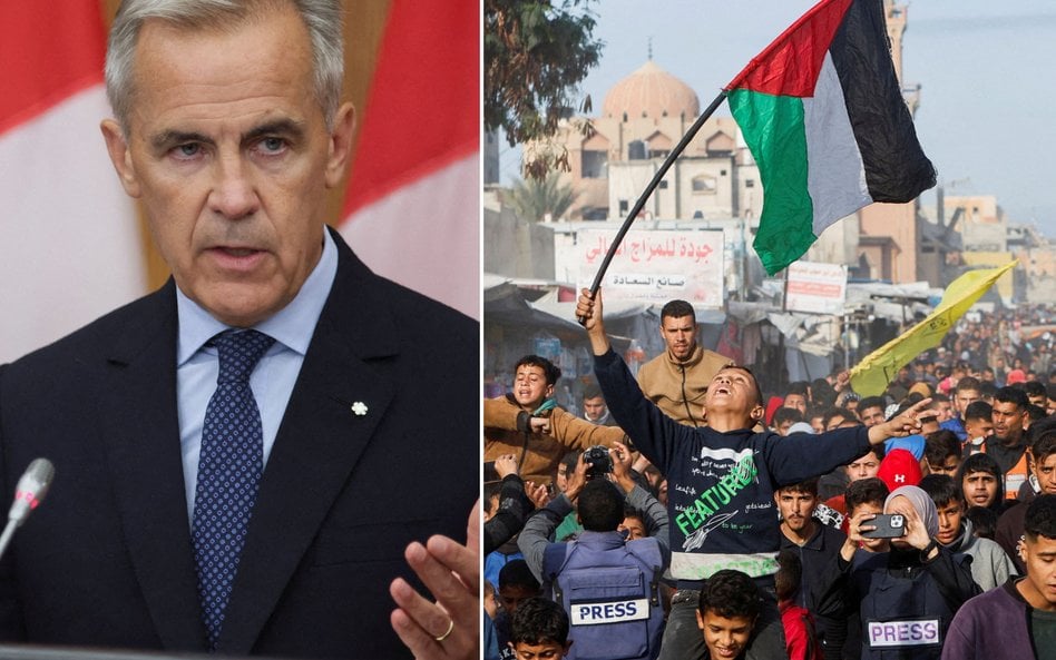 Mark Carney zapowiedział uznanie państwa palestyńskiego