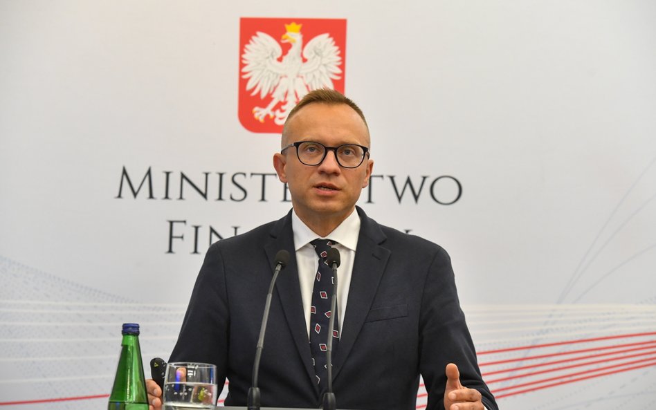 Wiceminister finansów Artur Soboń