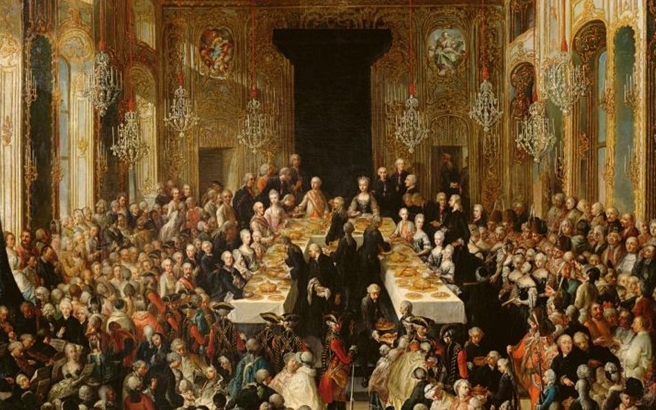 Johann Carl Auerbach “Zaręczyny arcyksiężniczki Marie Christine i księcia Alberta Saksońskiego, 1773