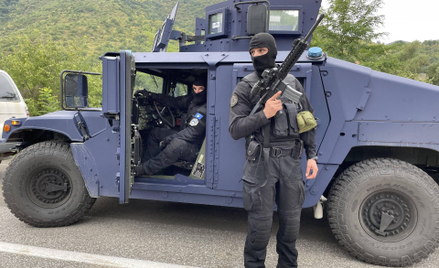 Policjanci z Kosowa na granicy kraju