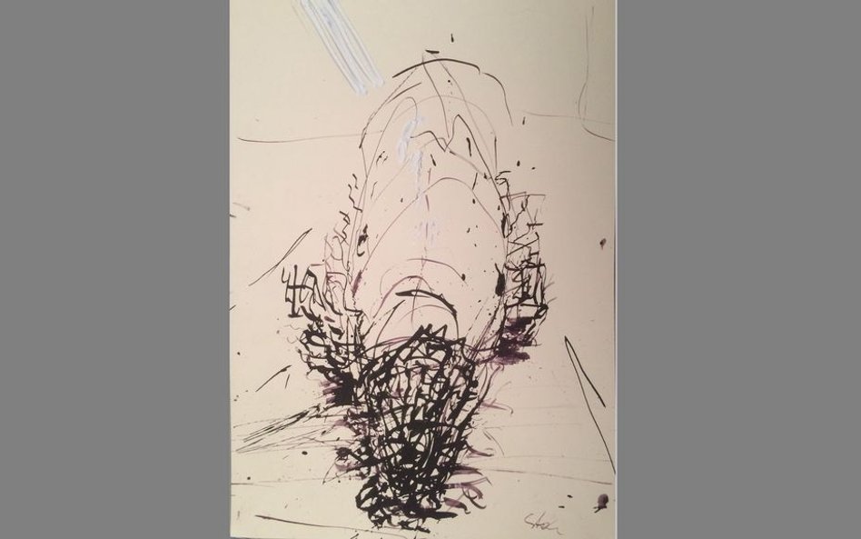 Roman Stańczak, szkice do projektu pracy „Lot”