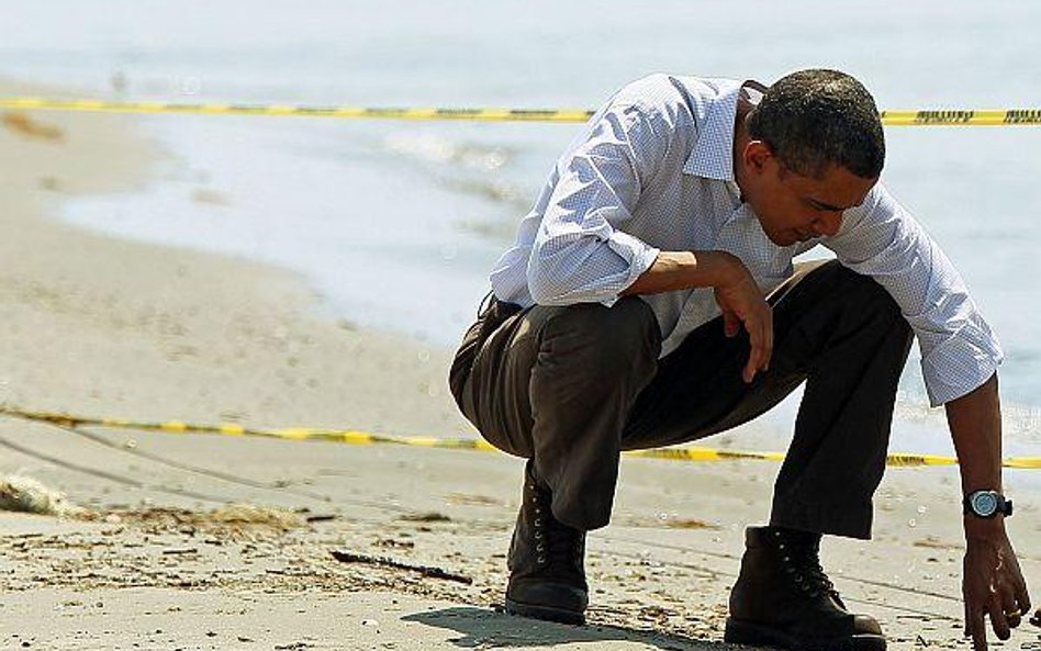 Wczoraj Obama udał się z czwartą już wizytą w rejony, które najbardziej ucierpiały z powodu wycieku 