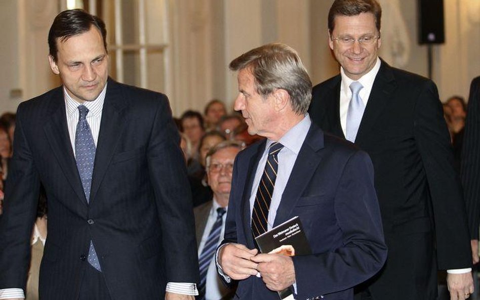 Radosław Sikorski na spotkaniu Trójkąta Weimarskiego