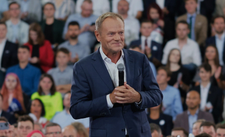 Donald Tusk na konwencji PO w Radomiu