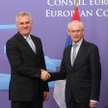 Tomislav Nikolić i Herman Van Rompuy w Brukseli