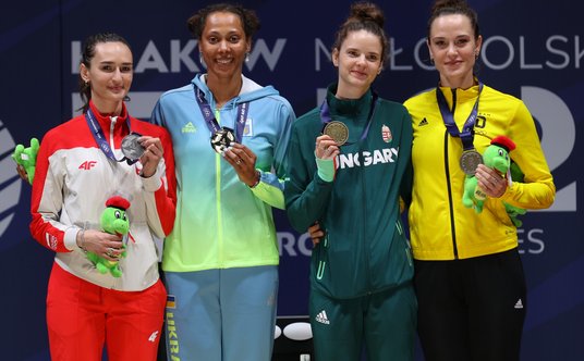 Srebro igrzysk europejskich było dla Martyny Swatowskiej-Wenglarczyk (z lewej) jednym z największych