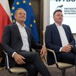 Liderzy PO, Polski 2050 i Nowej Lewicy - Donald Tusk, Szymon Hołownia i Włodzimierz Czarzasty