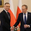 Prezydent Andrzej Duda i premier Donald Tusk