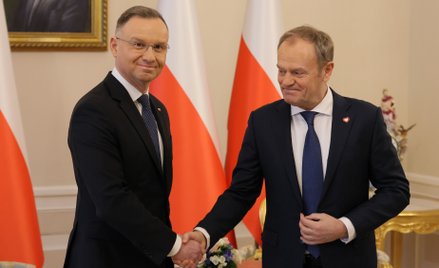 Prezydent Andrzej Duda i premier Donald Tusk