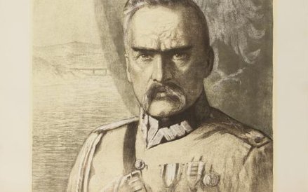 Portret Józefa Piłsudskiego, dzieło Stanisława Szwarca