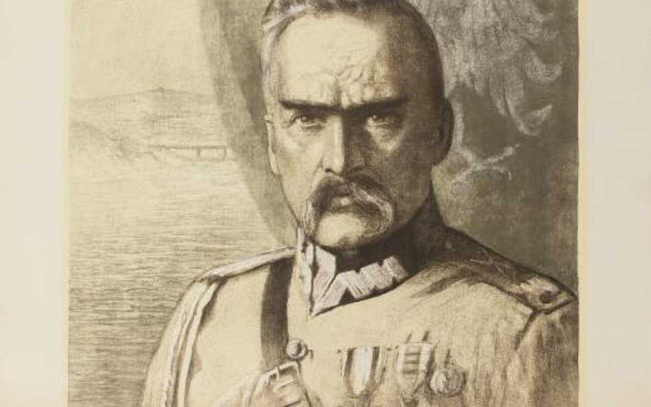 Portret Józefa Piłsudskiego, dzieło Stanisława Szwarca