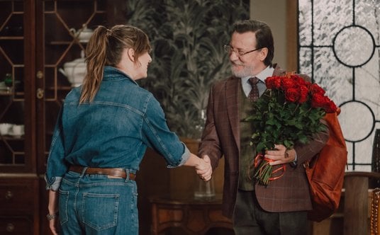 Masza Wągrocka i Robert Więckiewicz we "Wnuczce Picassa"