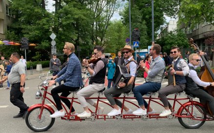 Big Bike Orchestra na czele parady