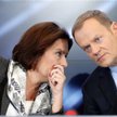 Małgorzata Kidawa-Błońska i premier Donald Tusk