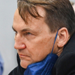 31 stycznia 2022, Radosław Sikorski w czasie wizyty europarlamentarzystów w Mariupolu