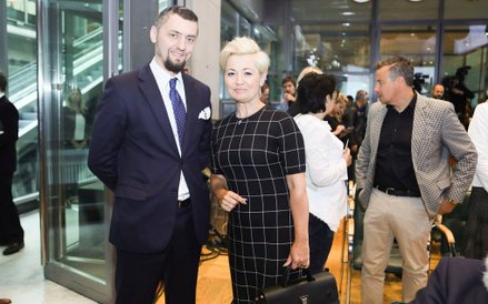 Nz. od lewej: Andrzej Stec, redaktor naczelny Gazety Giełdy i Inwestorów Parkiet i zastępca redaktor