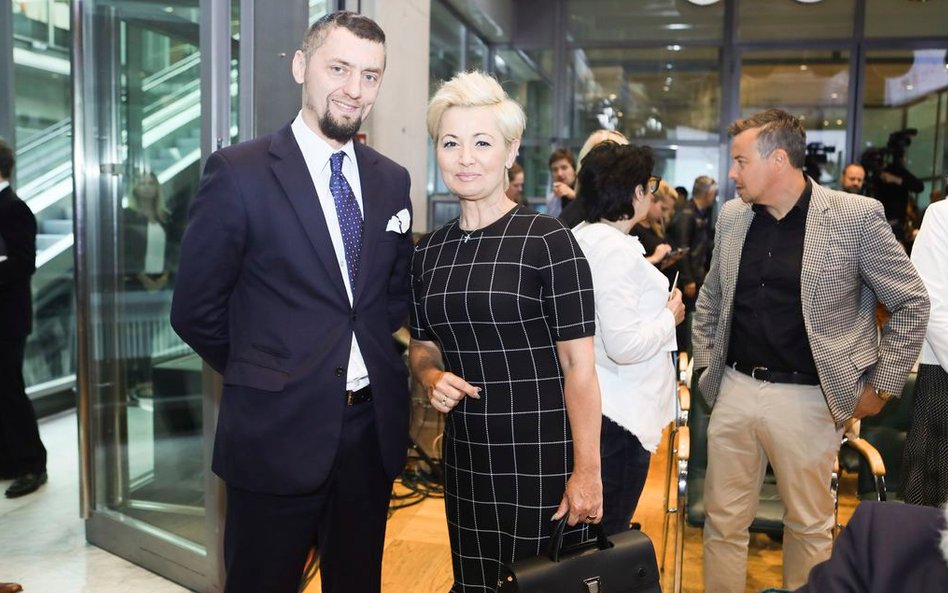 Nz. od lewej: Andrzej Stec, redaktor naczelny Gazety Giełdy i Inwestorów Parkiet i zastępca redaktor