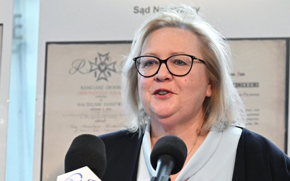 Małgorzata Manowska, pierwsza prezes Sądu Najwyższego.