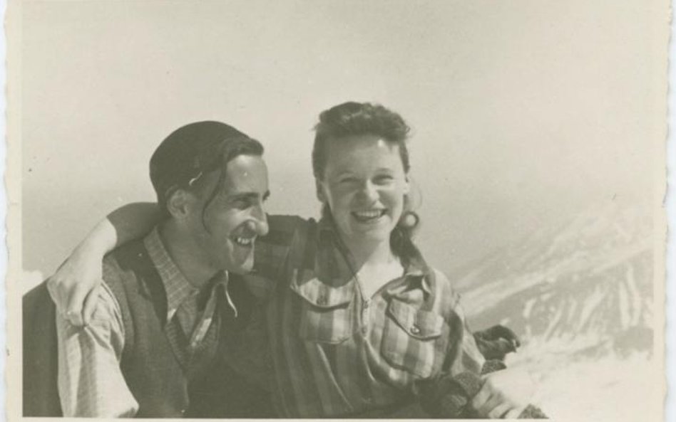 Ewa i Tadeusz Kantorowie, Zakopane, wiosna 1946 r.