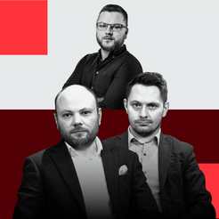 dr Łukasz Kossacki-Lytwyn z Hanglung Law Biernat&Kossacki oraz dr Daniel Szeligowski, analityk Polsk