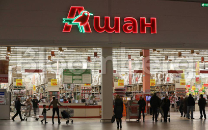 Kara dla Auchan w Moskwie