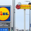 Zalasewo, 15.02.2024. Dyskonty Lidl i Biedronka obok siebie przy ul. Planetarnej w Zalasewie