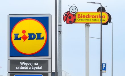 Dyskonty Lidl i Biedronka