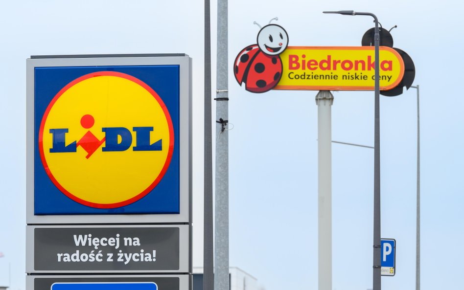 Dyskonty Lidl i Biedronka