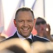 Karol Nawrocki w Bielanach-Jarosławach