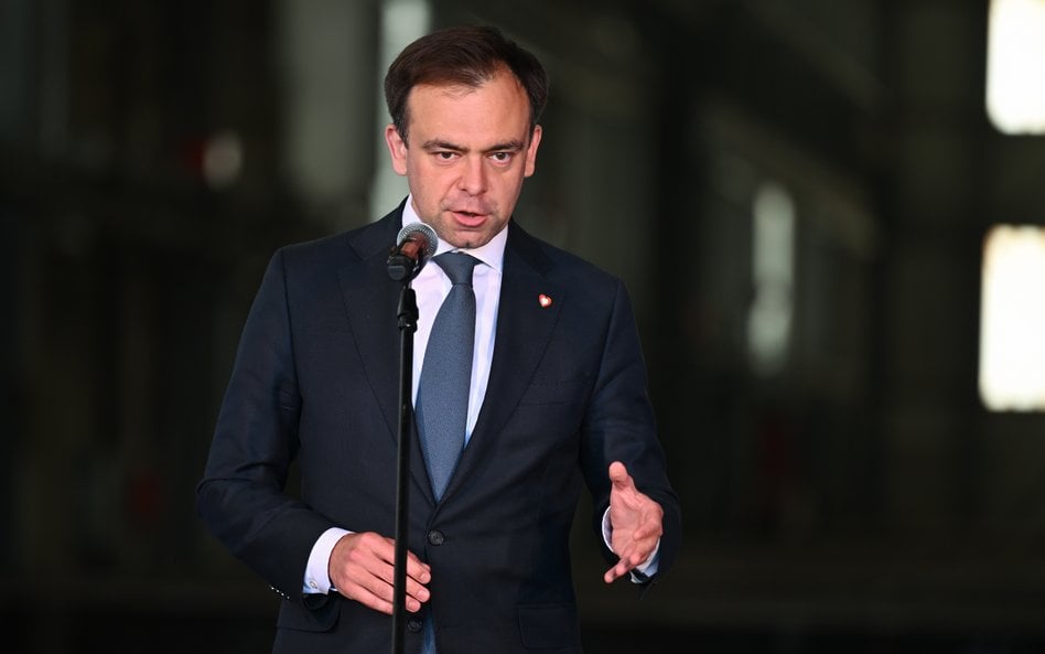 Minister finansów i gospodarki Andrzej Domański