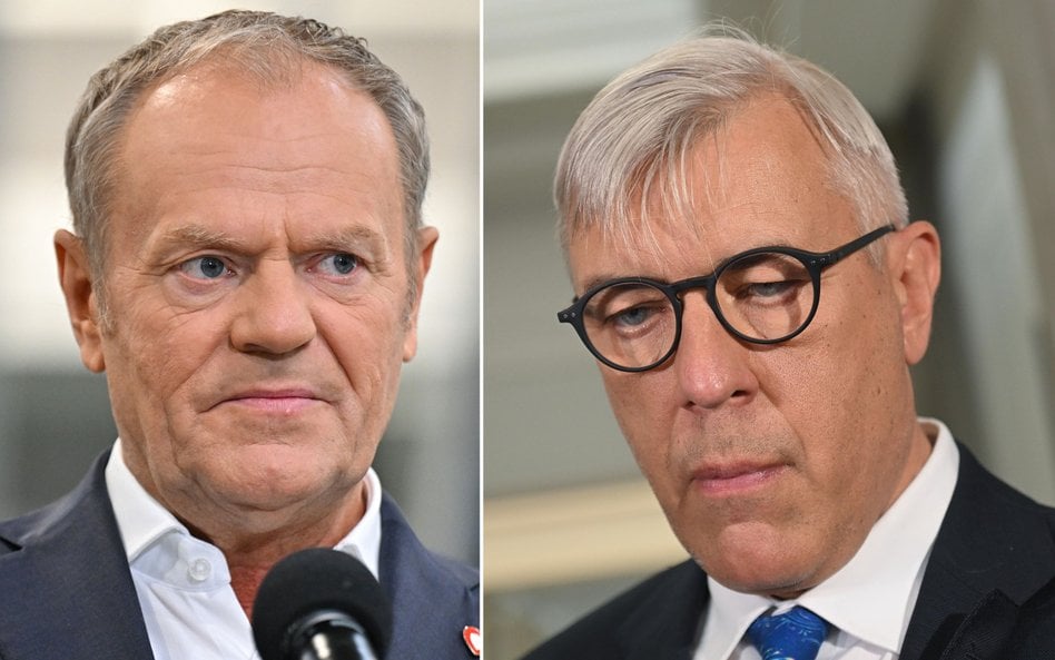 Donald Tusk i Roman Giertych