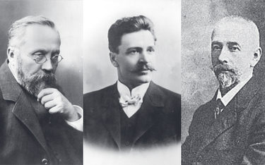 Napoleon Nikodem Cybulski (1854–1919), Ignacy Mościcki (1867–1946) i Roman Dzieślewski (1863–1924).