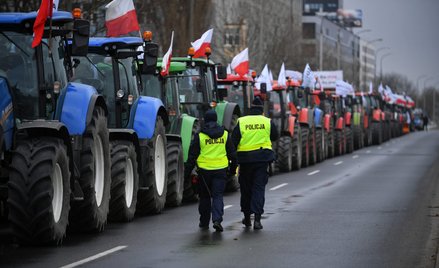 AgroUnia protestowała m.in. pod Kancelarią Premiera