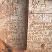 Graffiti pielgrzymie wyryte na północno- -wschodnim filarze Rafaelionu