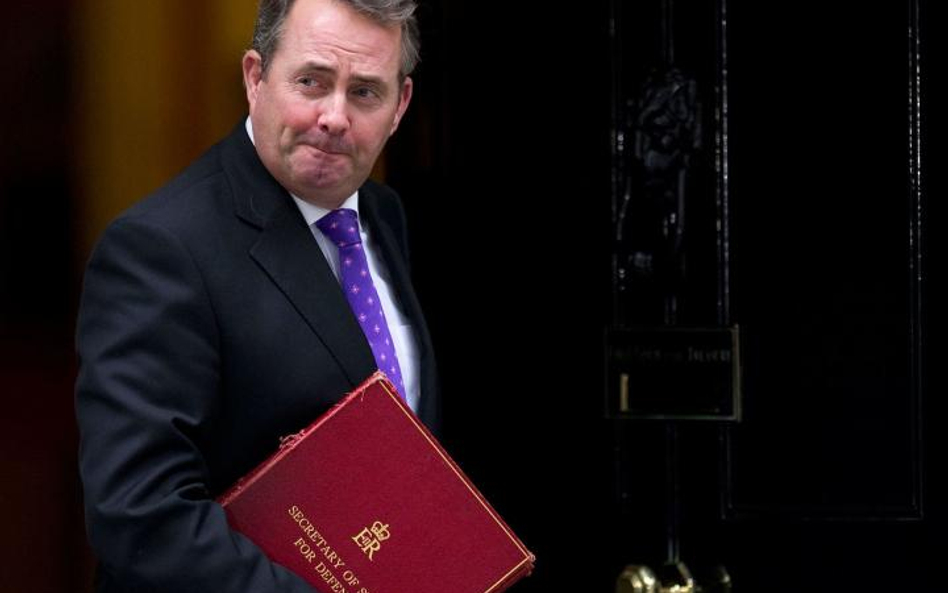 Brytyjski minister obrony Liam Fox