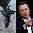 Od lewej: Amerykański bombowiec B-1 Lancer, Elon Musk, bojownik sił rządowych Jemenu biorący udział 