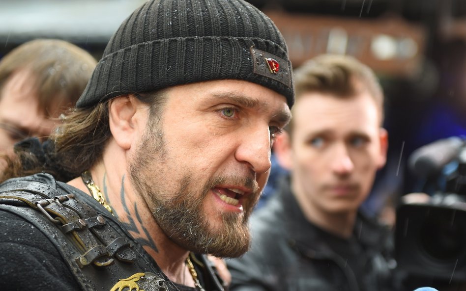 Lider "Nocnych Wilków" Aleksander Załdostanow