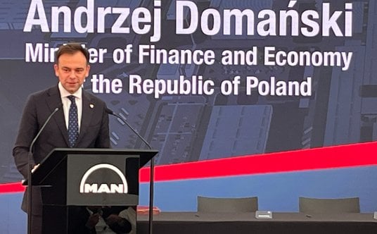 Minister finansów i gospodarki Andrzej Domański