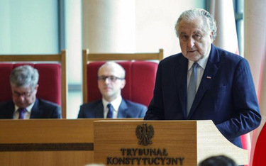 Polski Trybunał Konstytucyjny (na zdjęciu jego prezes, prof. Andrzej Rzepliński) ma mniejsze kompete