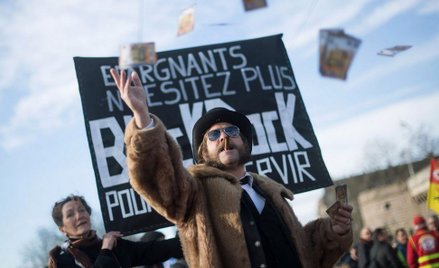 W 43. dniu strajku na ulice Paryża, jak i innych miast (na zdjęciu: Nantes) wyszły tysiące protestuj