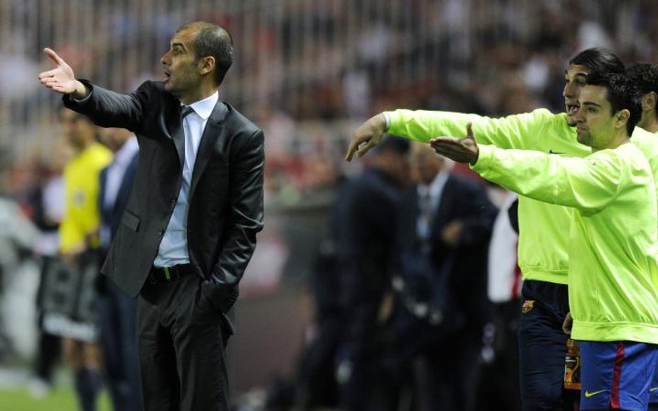 Jose Mourinho (na zdjęciu poniżej) i Josep Guardiola (na zdjęciu powyżej) w przyszłym sezonie mogą s