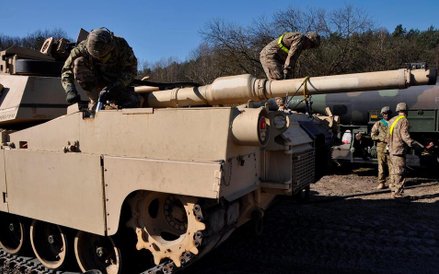 Amerykańscy pancerniacy w Drawsku Pomorskim