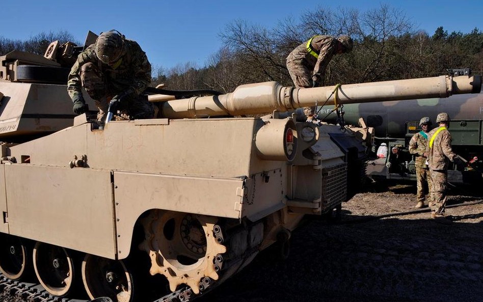 Amerykańscy pancerniacy w Drawsku Pomorskim