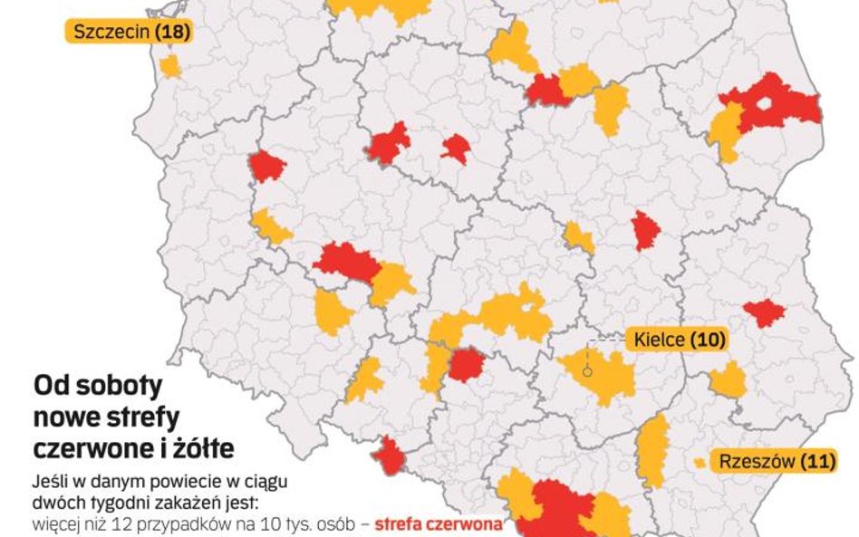 Obostrzenia najbardziej dotkną dużych miast