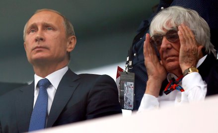 Władimir Putin i Bernie Ecclestone