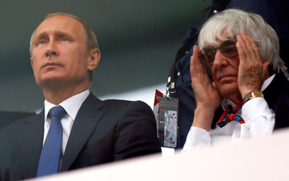 Władimir Putin i Bernie Ecclestone