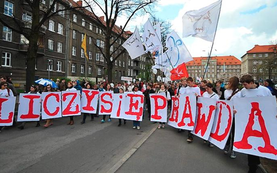 Tak było w zeszłym roku w Szczecinie. W obronie rodziny maszerowało kilka tysięcy osób